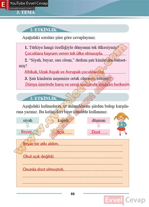 2 sınıf türkçe sayfa 90